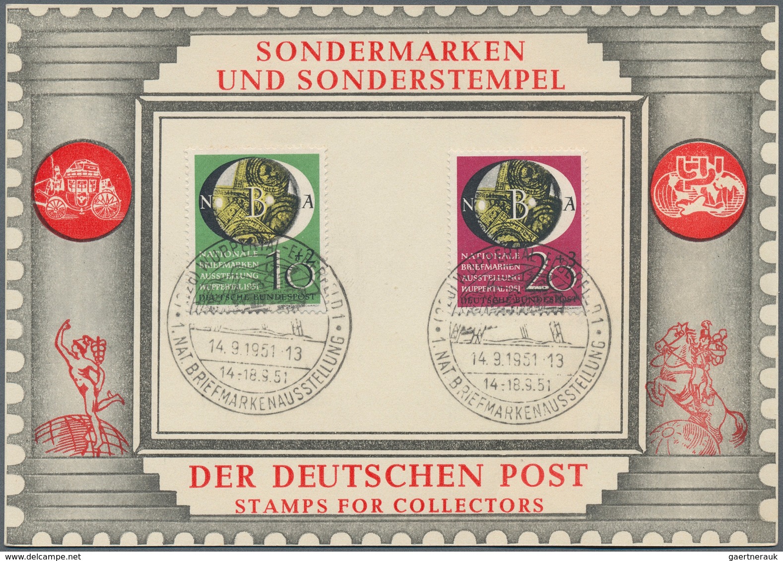 32699 Bundesrepublik Deutschland: 1949-1955, Tolle Sammlung Mit 190 Briefen Sonderkarten Und FDC, Ausschli - Andere & Zonder Classificatie