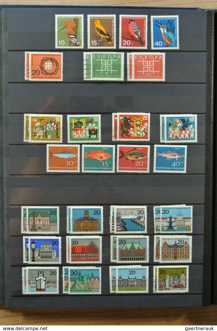 32705 Bundesrepublik Deutschland: 1949-2013. Very well filled, MNH, mint hinged and used, partly double co