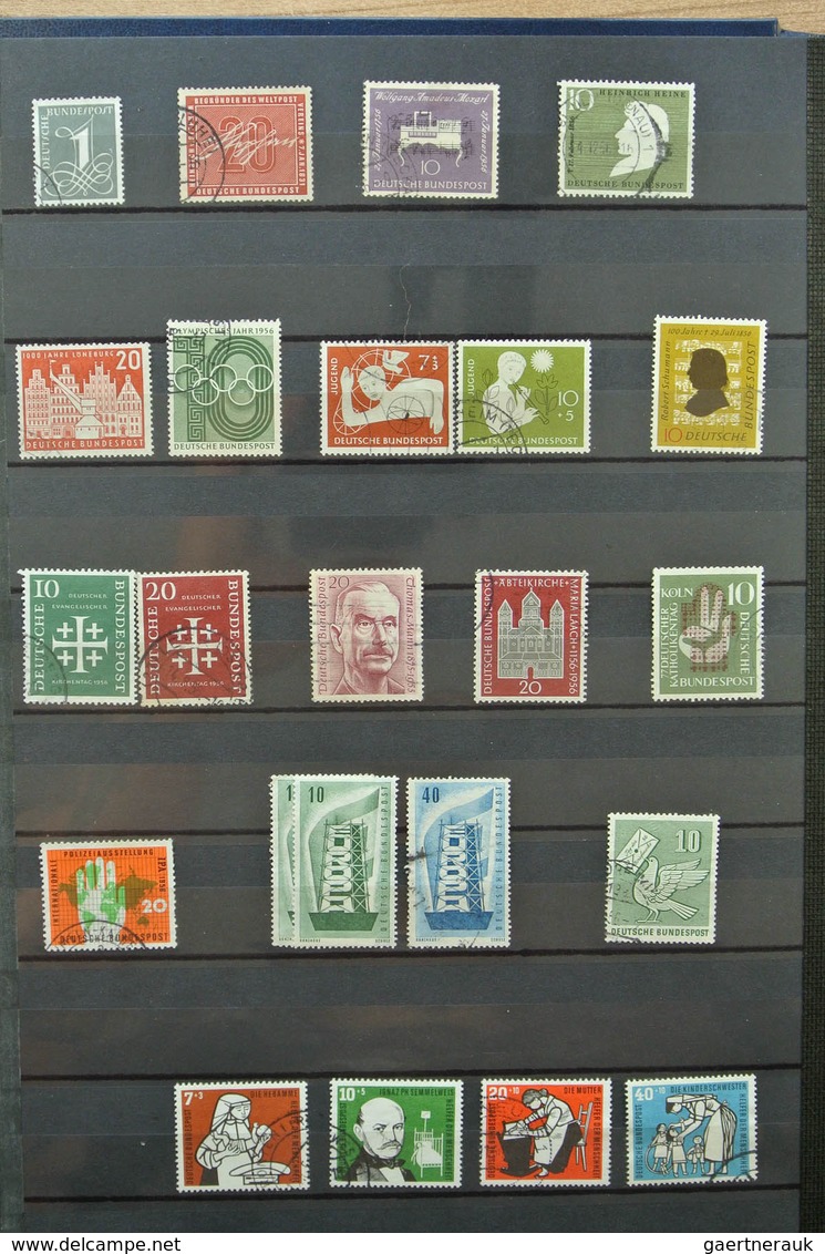 32705 Bundesrepublik Deutschland: 1949-2013. Very well filled, MNH, mint hinged and used, partly double co