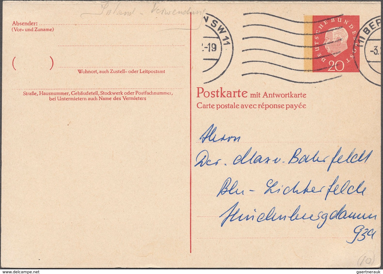 32731 Bundesrepublik Deutschland: 1950/97, interessanter Posten mit 233 Ganzsachen, darunter Spitzenstücke