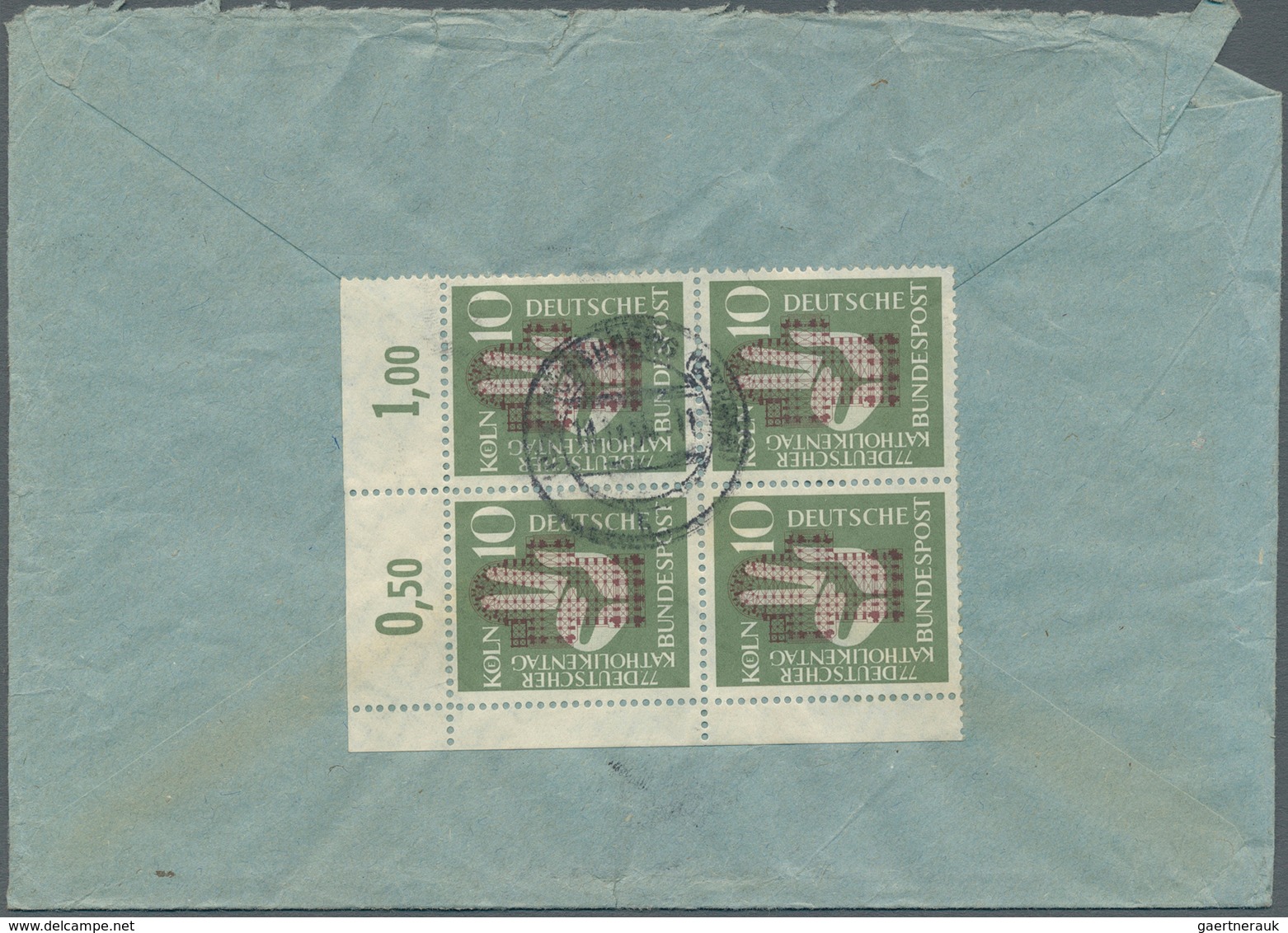 32745 Bundesrepublik Deutschland: 1953/1961, Partie von 61 Briefen/Karten mit Sondermarken-Einzel- und Meh
