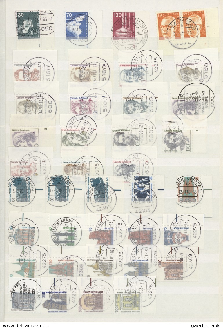 32767 Bundesrepublik Deutschland: 1961/1994, Sauberer Spezial-Sammlungsbestand BOGENECKEN Mit Dauerserien - Andere & Zonder Classificatie