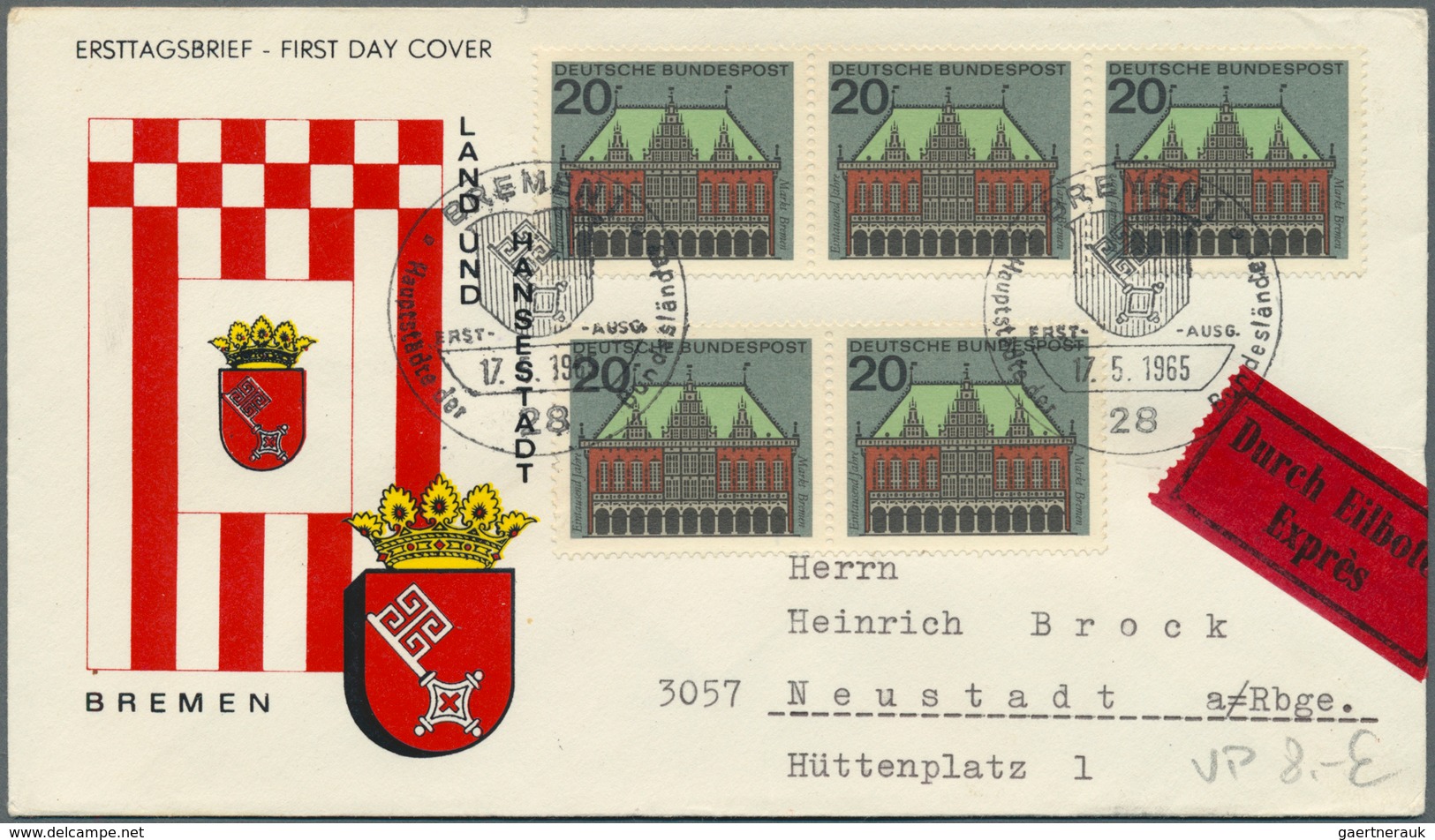 32768 Bundesrepublik Deutschland: 1961/1981, Posten von ca. 280 Briefen und Karten nur mit Sonder- /Zuschl