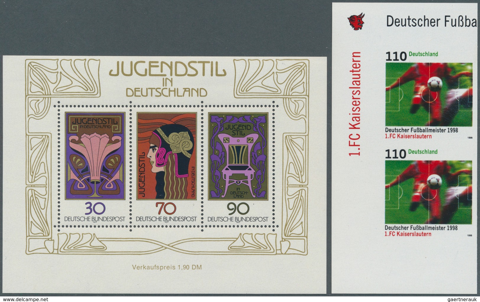 32775 Bundesrepublik Deutschland: 1964/2004, Hochwertige Spezial-Sammlungspartie Von Nur Abarten Und Beson - Andere & Zonder Classificatie