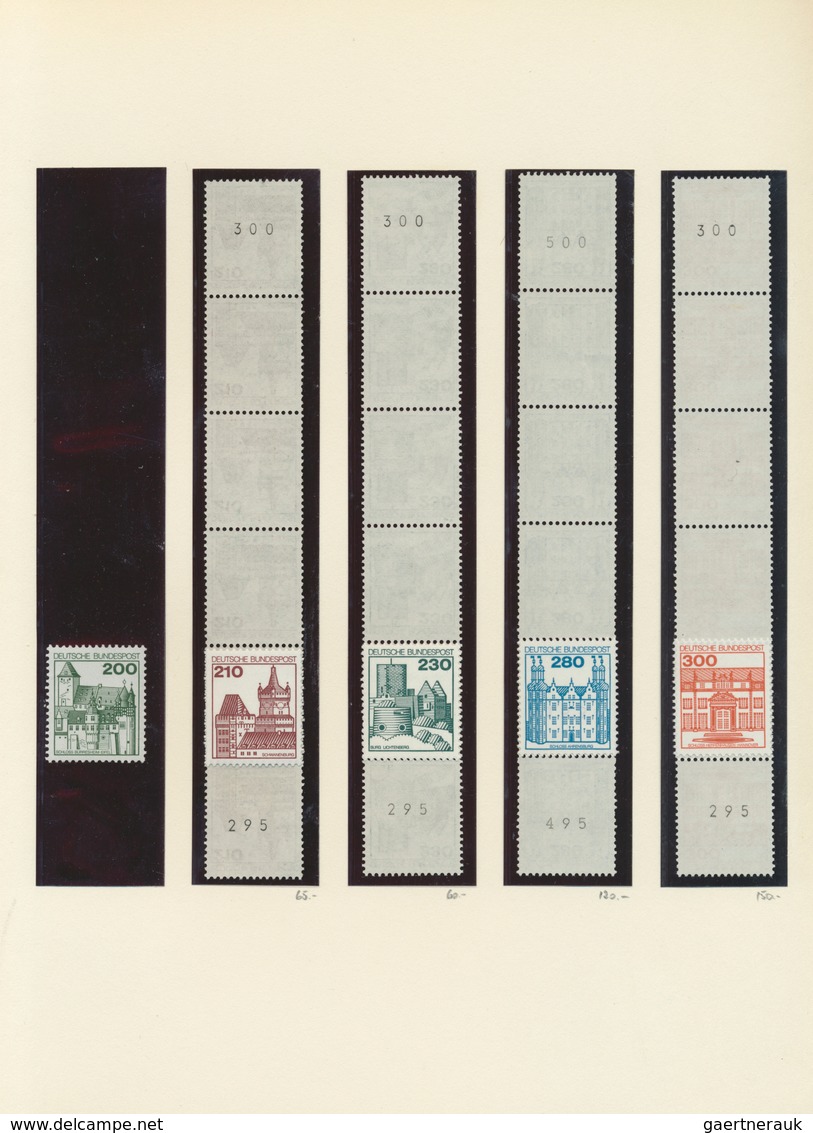 32779 Bundesrepublik Deutschland: 1977/1982, Postfrische Spezialsammlung Der Dauerserie Burgen Und Schlöss - Andere & Zonder Classificatie