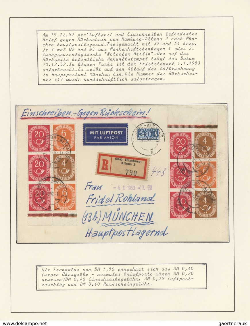 32824 Bundesrepublik - Zusammendrucke: 1951/1974, Umfassende Sammlung Der Zusammendruck-Kombinationen Post - Se-Tenant