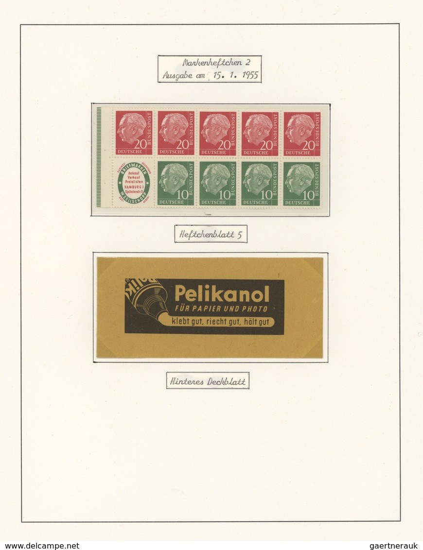 32824 Bundesrepublik - Zusammendrucke: 1951/1974, Umfassende Sammlung Der Zusammendruck-Kombinationen Post - Zusammendrucke