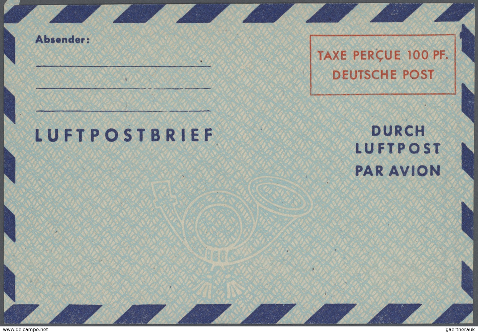 32843 Bundesrepublik - Ganzsachen: 1948/1961. Mit Bizone. Sammlung Von 23 Postkarten Und LP-Faltbriefe. Da - Andere & Zonder Classificatie