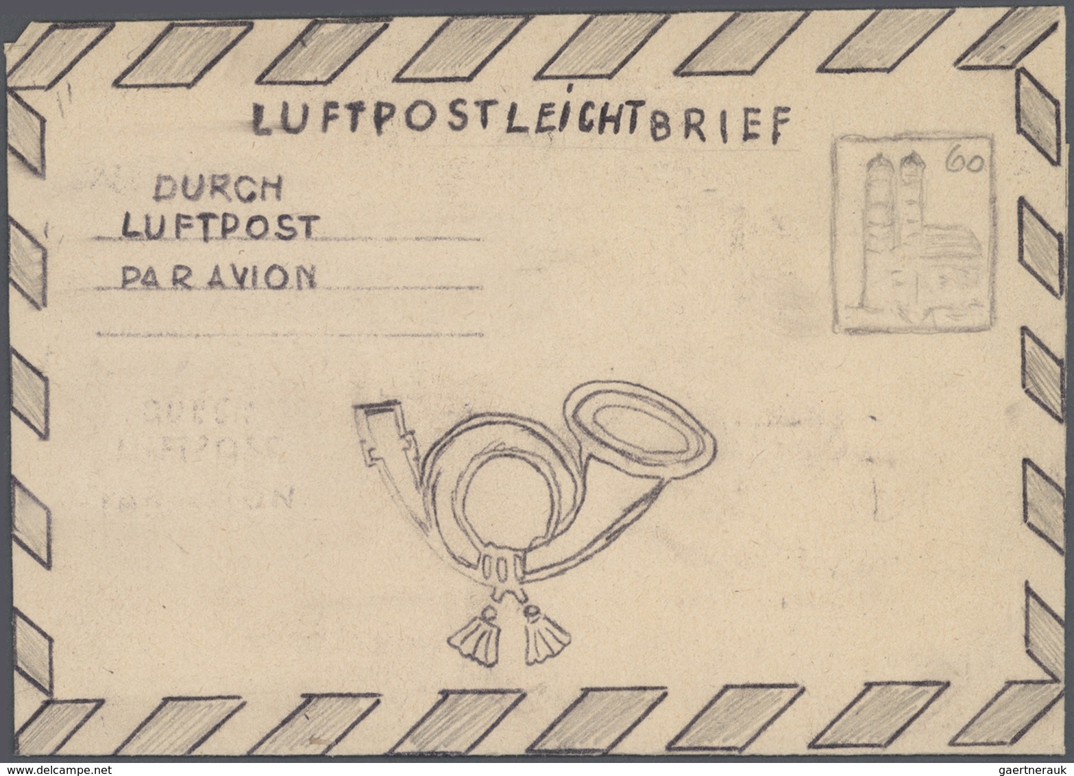 32845 Bundesrepublik - Ganzsachen: 1948/1951. Einmalige LF-Studiengruppe Mit Essays, Druckproben, Papiermu - Andere & Zonder Classificatie