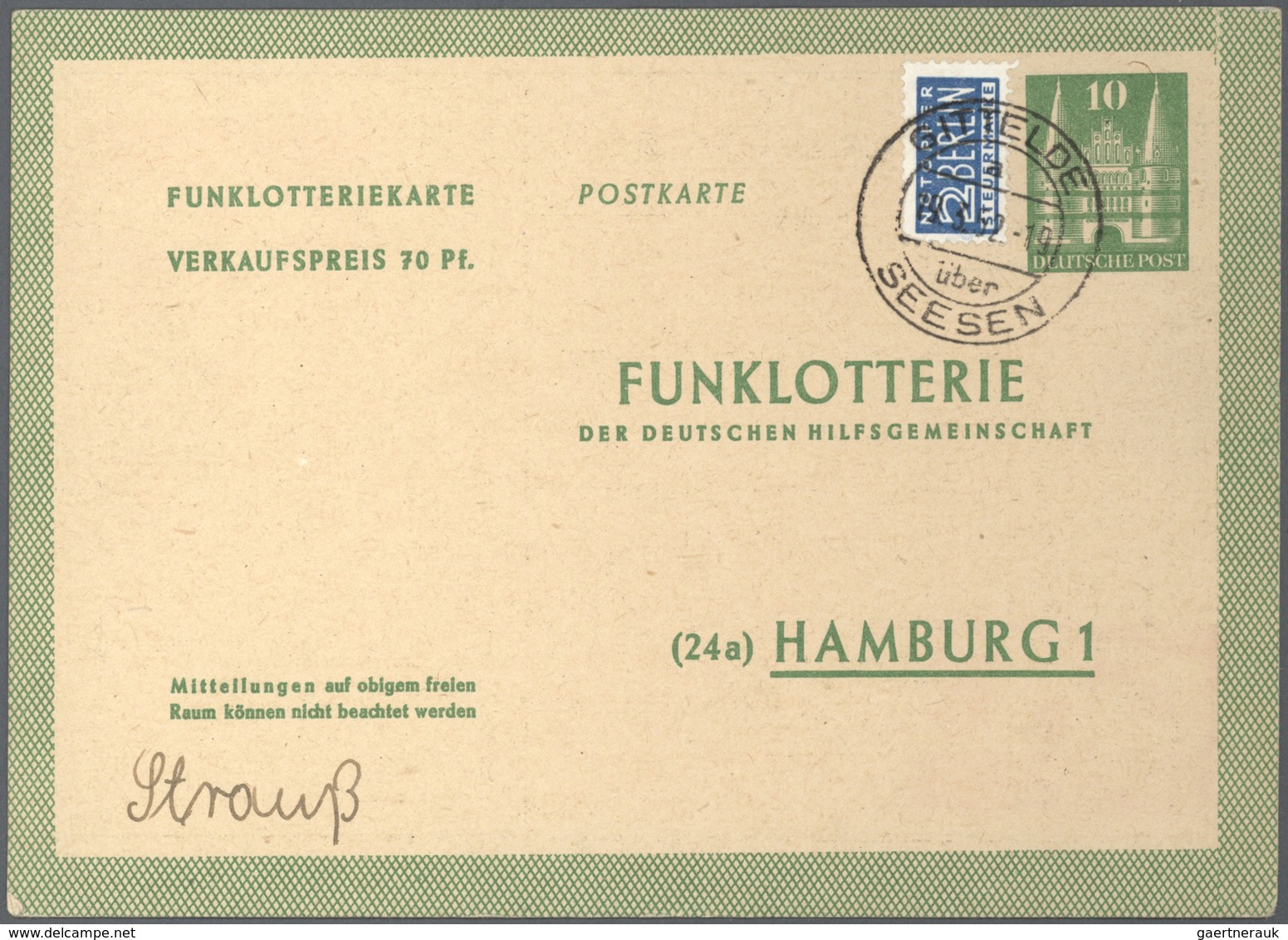 32846 Bundesrepublik - Ganzsachen: 1948/2011. Umfangreiche Sammlung mit einigen hundert Karten, Luftpostle