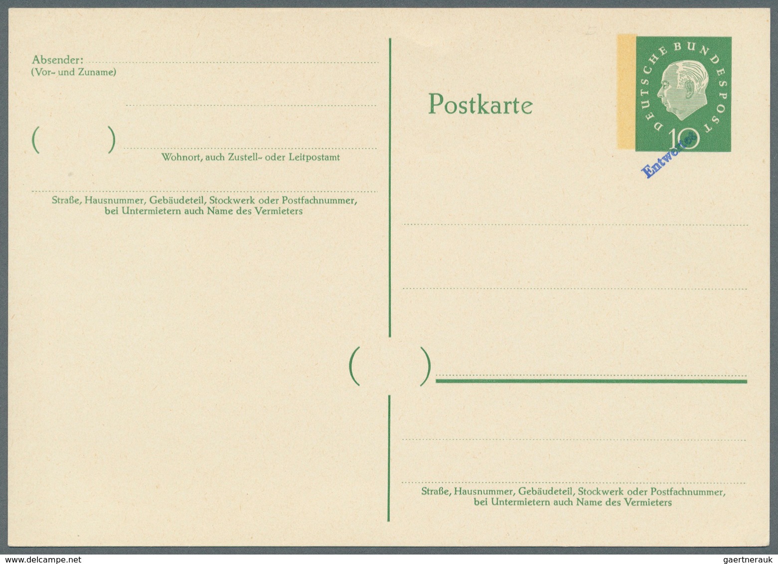 32847 Bundesrepublik - Ganzsachen: 1948/2008, Umfangreiche Und Gehaltvolle Sammlung Von 454 Nur Versch. Am - Sonstige & Ohne Zuordnung