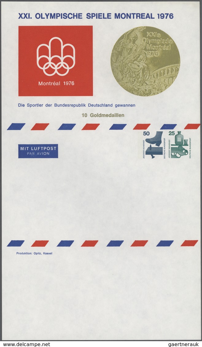 32863 Bundesrepublik - Ganzsachen: PRIVATGANZSACHEN: 1971/79 Ca., Posten Von 28 Privatganzsachen Im Großfo - Sonstige & Ohne Zuordnung