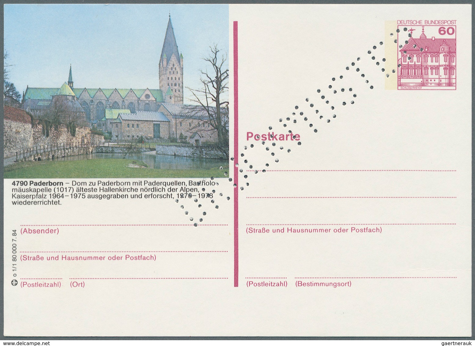 32864 Bundesrepublik - Ganzsachen: 1977/87, Tolle Sammlung Der DRUCKMUSTER-Bild-Postkarten Der Ausgabe BUR - Andere & Zonder Classificatie