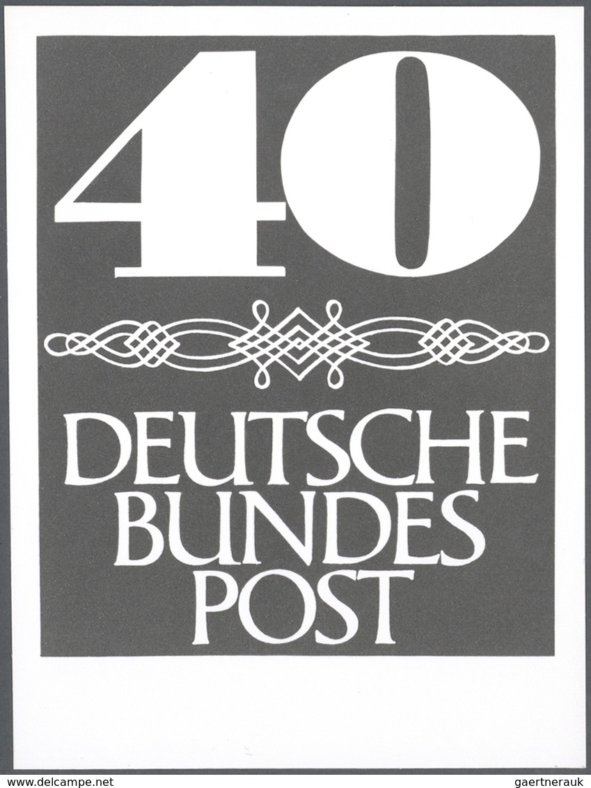 32877 Bundesrepublik - Besonderheiten: 1966/1967, Neue Dauerserie, Sammlung Von 61 S/w-Fotoessays Zeichnun - Andere & Zonder Classificatie