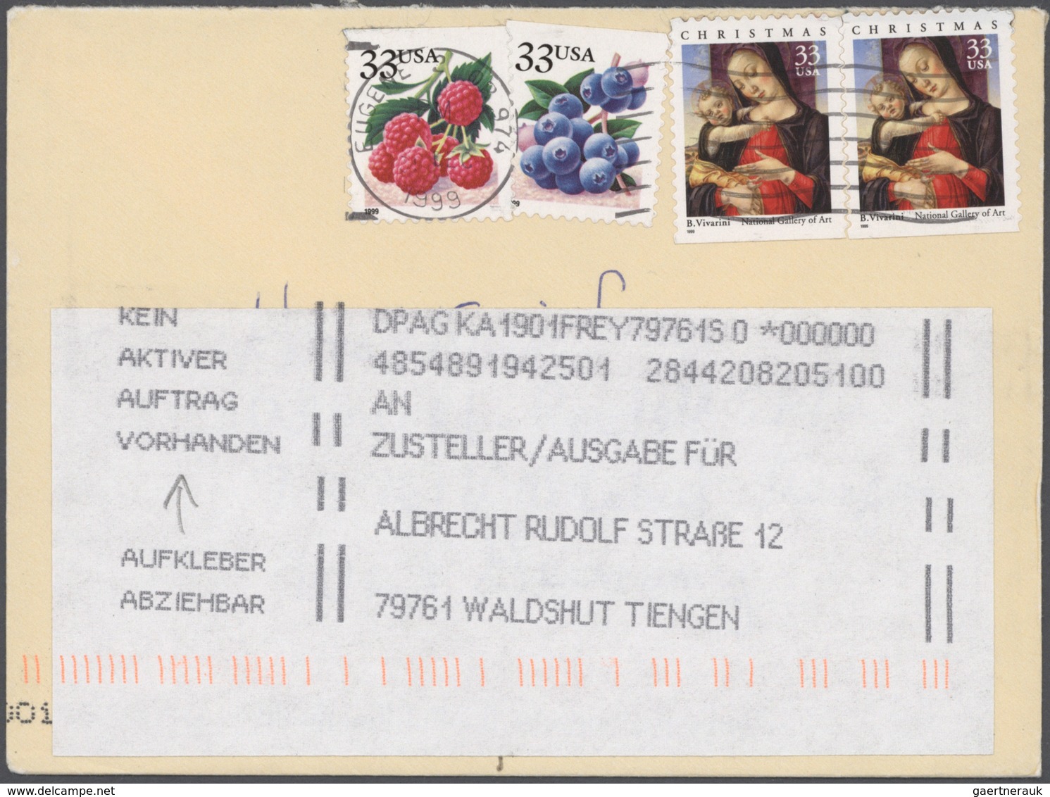 32880 Bundesrepublik - Besonderheiten: 1990/2010 (ca.), Lagerung Und Nachsendungen Der Dt.Post, Spezial-Sa - Sonstige & Ohne Zuordnung