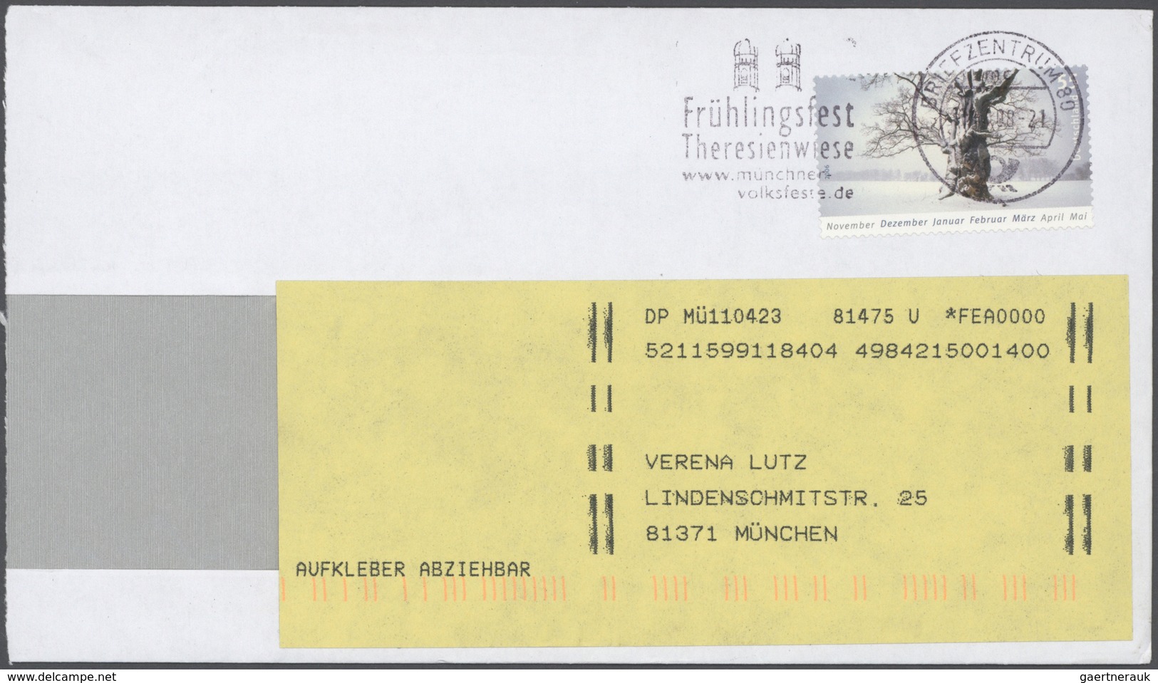 32880 Bundesrepublik - Besonderheiten: 1990/2010 (ca.), Lagerung Und Nachsendungen Der Dt.Post, Spezial-Sa - Sonstige & Ohne Zuordnung