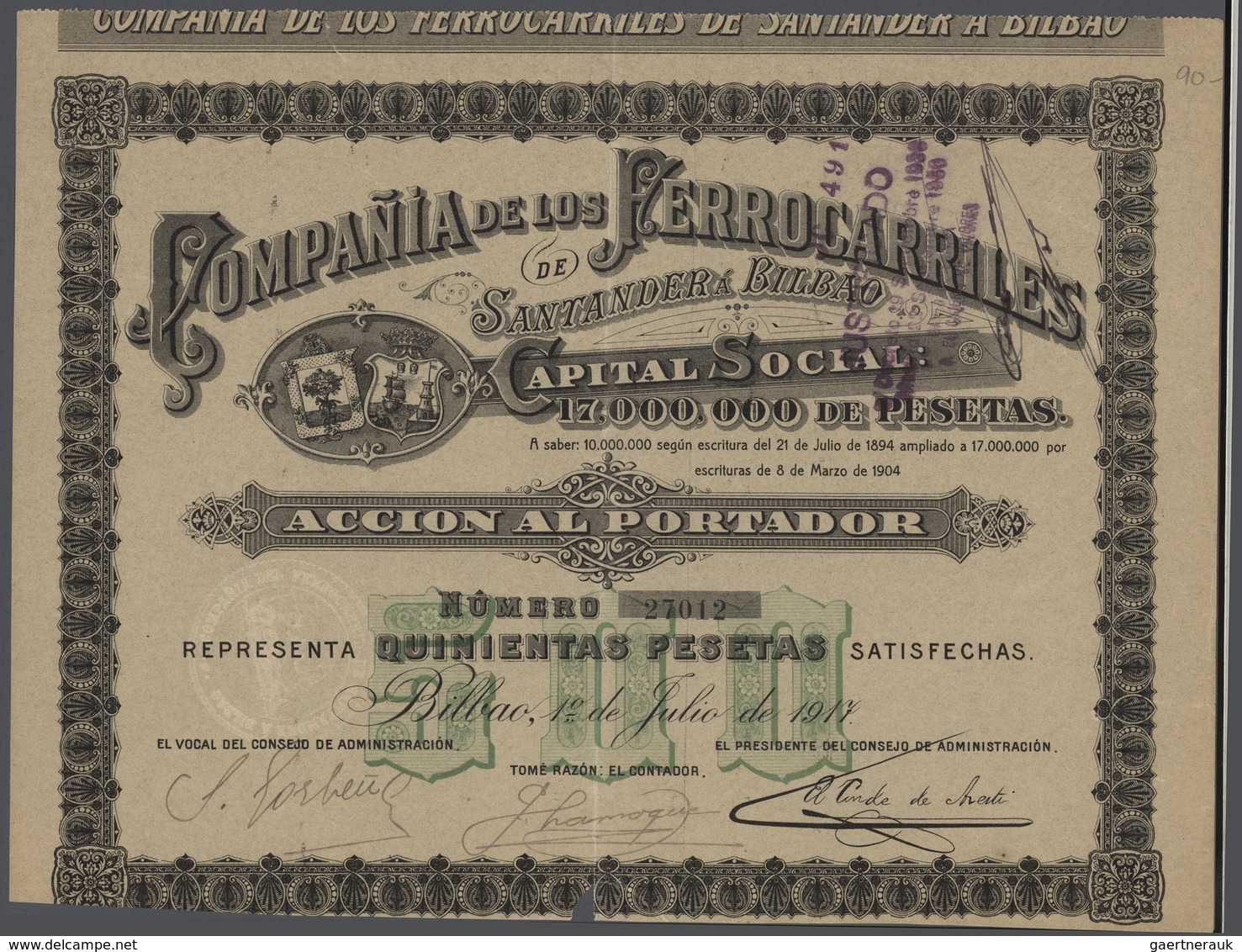 32965 Varia (im Briefmarkenkatalog): 1840er Ff.: Mehrere Hundert Aktien, Wertpapiere, Anleihen, Obligation - Autres & Non Classés