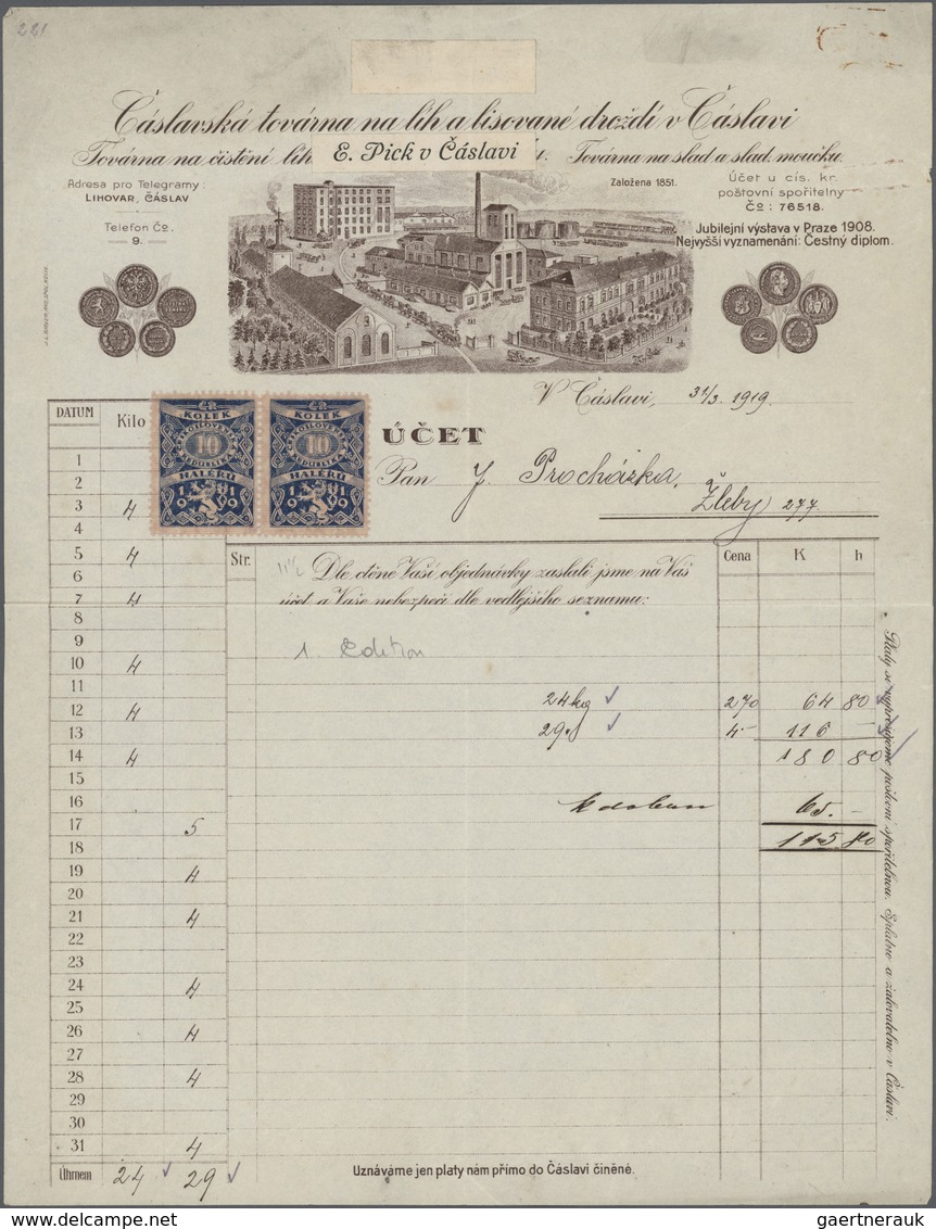 32972 Varia (im Briefmarkenkatalog): collectors book with very large sized Russian Birth certificates (5 p