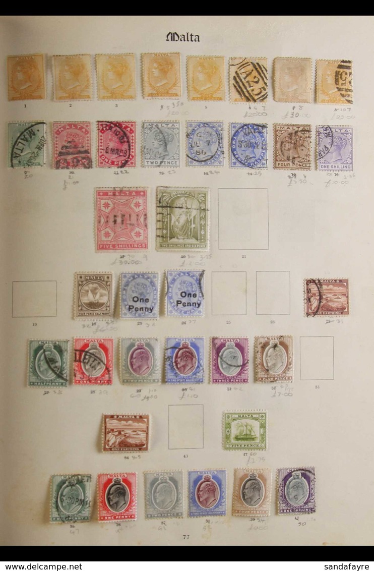 BRITISH COMMONWEALTH OLD TIME SORTER.  1840-1935. Interesting "Old Time" Lot, Mostly Used, But Dotted With Mint Througho - Otros & Sin Clasificación