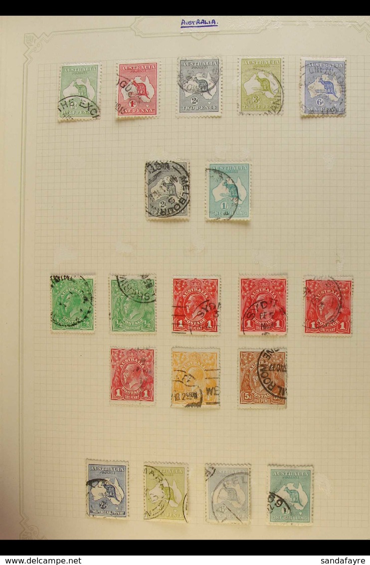 BRITISH COMMONWEALTH COLLECTION  19th Century To 1950's Mint & Used Stamps In An Album, Mostly All Different, Inc Good A - Otros & Sin Clasificación