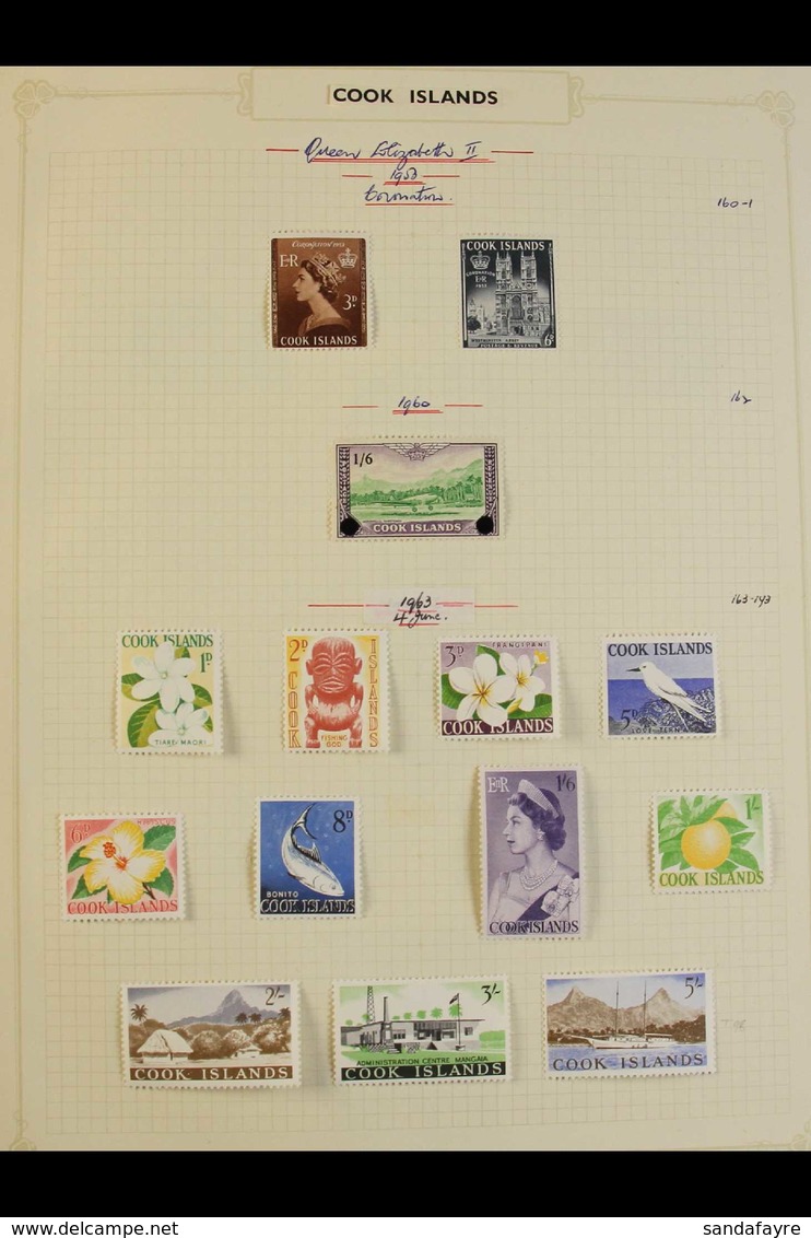 BRITISH PACIFIC ISLANDS  An Attractive Very Fine Mint Collection Of 1953 To 1972 Issues In An Album, Includes Sections O - Otros & Sin Clasificación