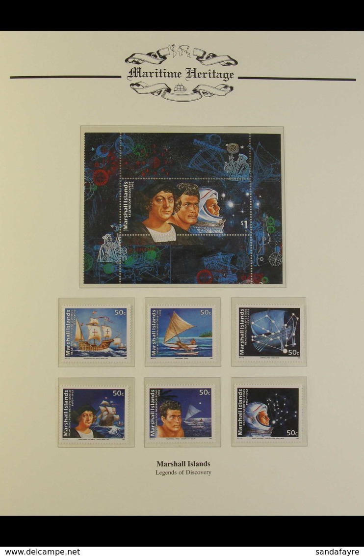 MARITIME HERITAGE  1967-2004 World Collection Of Mint And Used Stamps Plus Commemorative And First Day Covers Presented  - Sin Clasificación