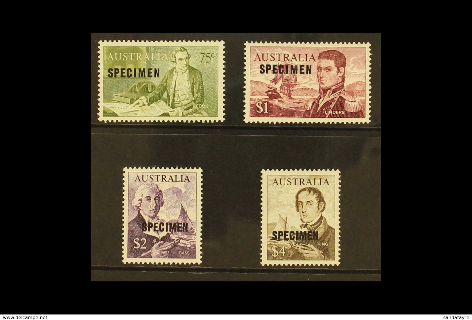 1966-73  Explorers "SPECIMEN" Opt'd Set, SG 400s/03s, Never Hinged Mint (4 Stamps) For More Images, Please Visit Http:// - Other & Unclassified