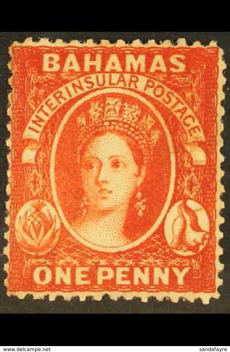1863-77  1d Scarlet-vermilion, Wmk Crown CC, Perf.14, SG 33, Never Hinged Mint, BP Basel Certificate Accompanies. For Mo - Altri & Non Classificati