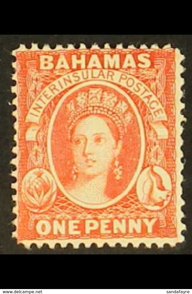 1863-77  1d Scarlet-vermilion, Bright Shade, Wmk Crown CC REVERSED, Perf.14, SG 33x, Never Hinged Mint, BP Basel Certifi - Andere & Zonder Classificatie