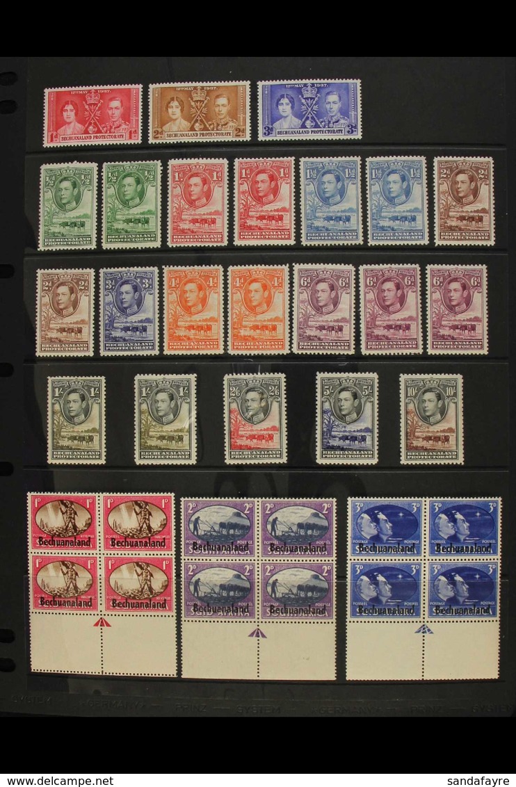 1937-1952 KGVI  Very Fine Mint (much Never Hinged) Collection. A Complete Basic Run, The Definitives With Additional Sha - Autres & Non Classés