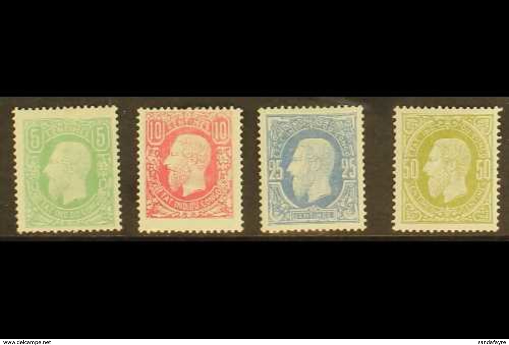 CONGO  1886 5c To 50c, COB 1/4, Fine Mint. (4 Stamps) For More Images, Please Visit Http://www.sandafayre.com/itemdetail - Andere & Zonder Classificatie
