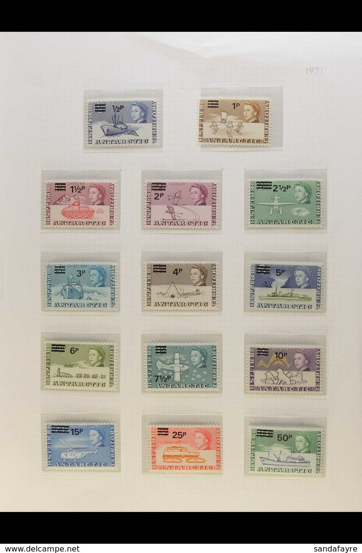 1971-95 FINE NEVER HINGED MINT COLLECTION  On Pages Incl. 1971 Surcharges Set, 1971 Treaty Set, 1973 Most To £1, 1975-81 - Andere & Zonder Classificatie