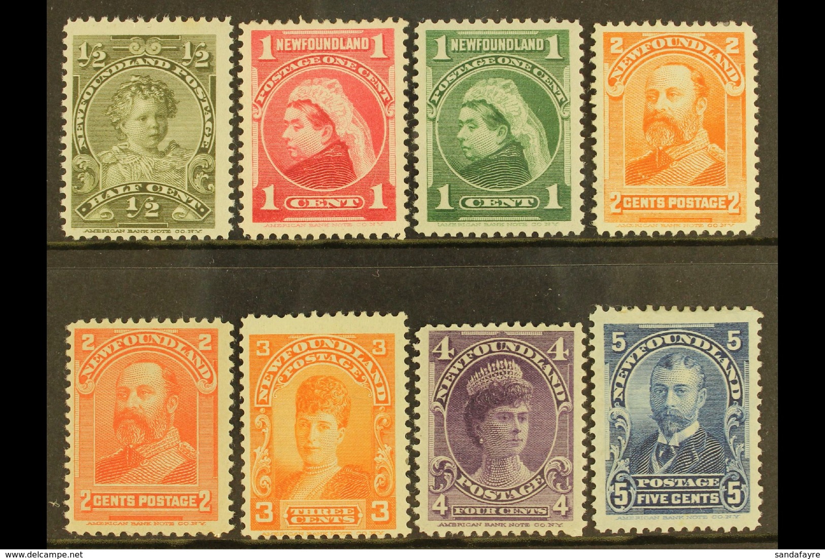 1897  Royalty Complete Set, SG83/90, Fine Mint (8 Stamps) For More Images, Please Visit Http://www.sandafayre.com/itemde - Andere & Zonder Classificatie
