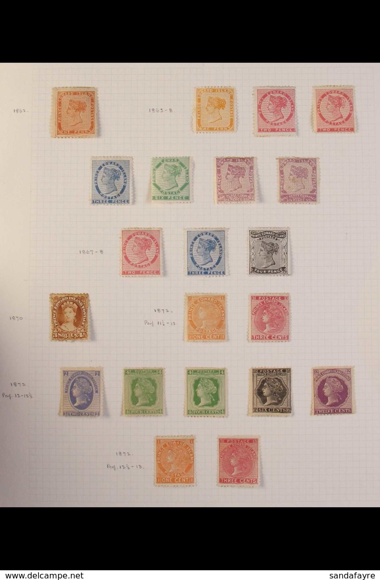 1862 - 1872 MINT COLLECTION  Attractive Mint Collection With 1862 1d Brown Orange, Perf 11, 1863-9 Perf 11½-12 1d Yellow - Andere & Zonder Classificatie