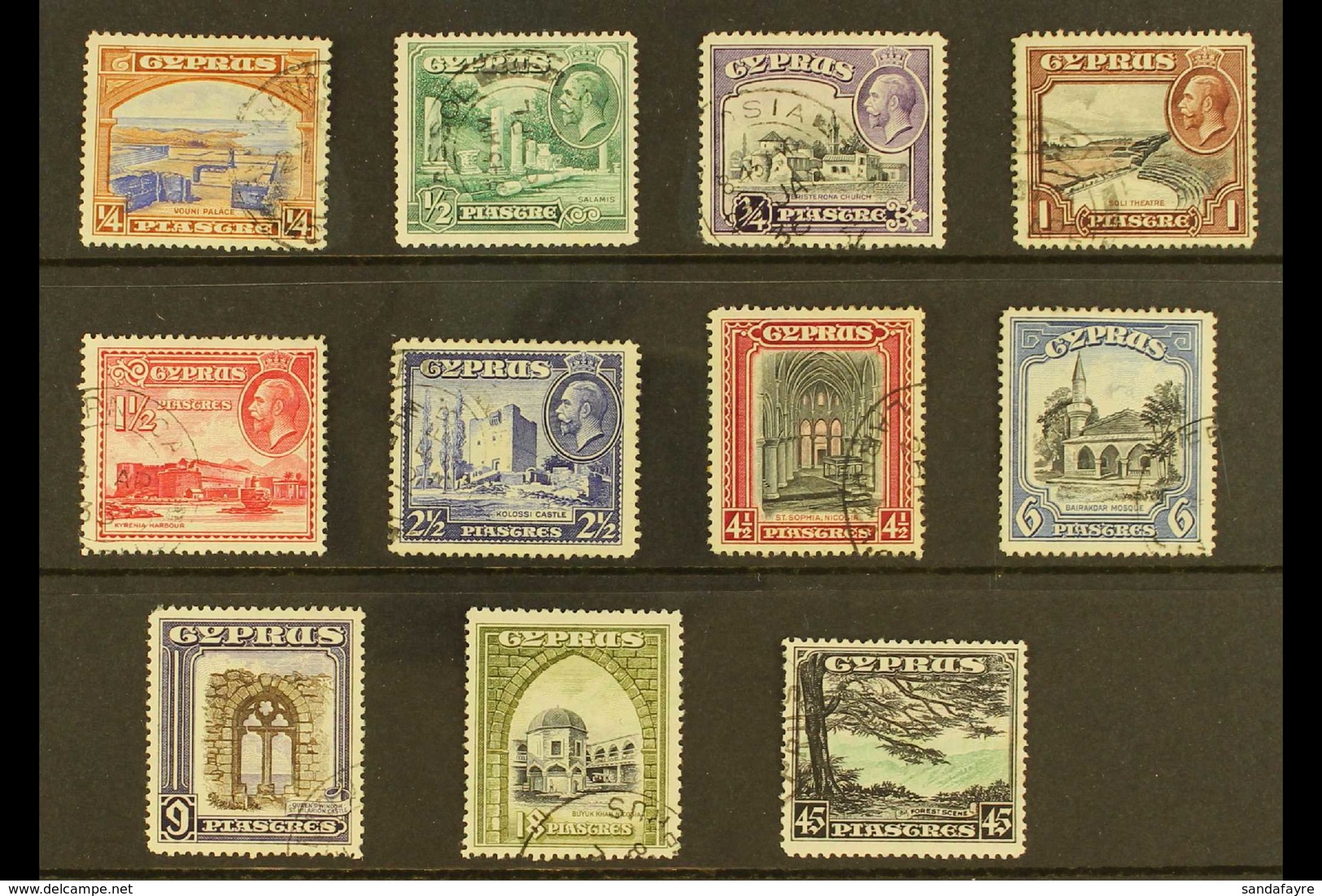 1934  Definitives Complete Set, SG 133/43, Very Fine Used. (11 Stamps) For More Images, Please Visit Http://www.sandafay - Otros & Sin Clasificación