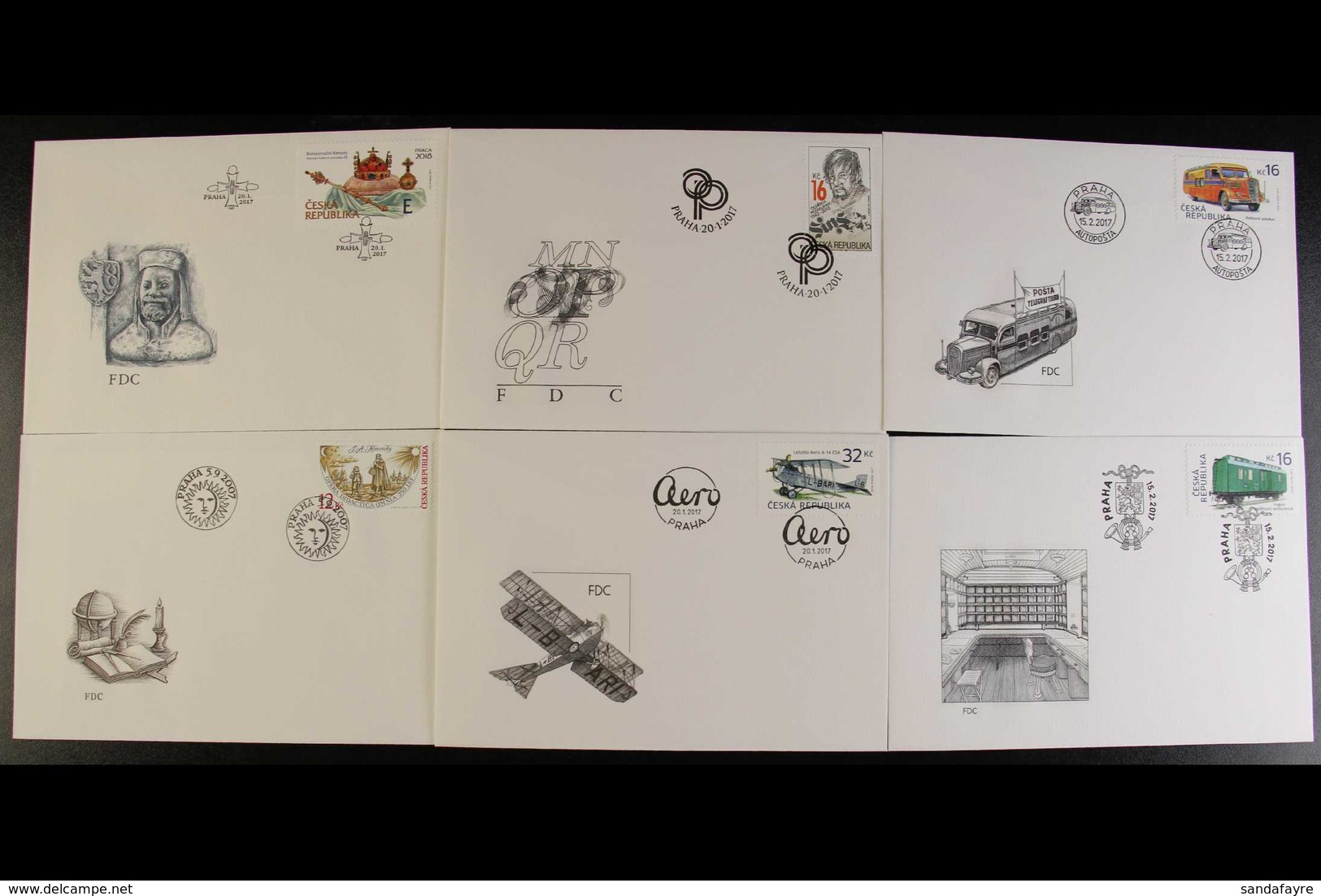 2004-2017 FIRST DAY COVER COLLECTION  An Extensive Collection Of Covers Presented In Two Small Boxes With An Attractive  - Otros & Sin Clasificación