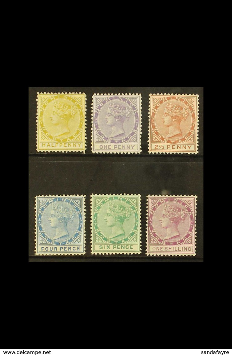 1877-79  Complete "CC" Set, SG 4/9, Very Fine Mint With Vibrant Colours, Hard To Find So Nice. (6 Stamps) For More Image - Dominique (...-1978)