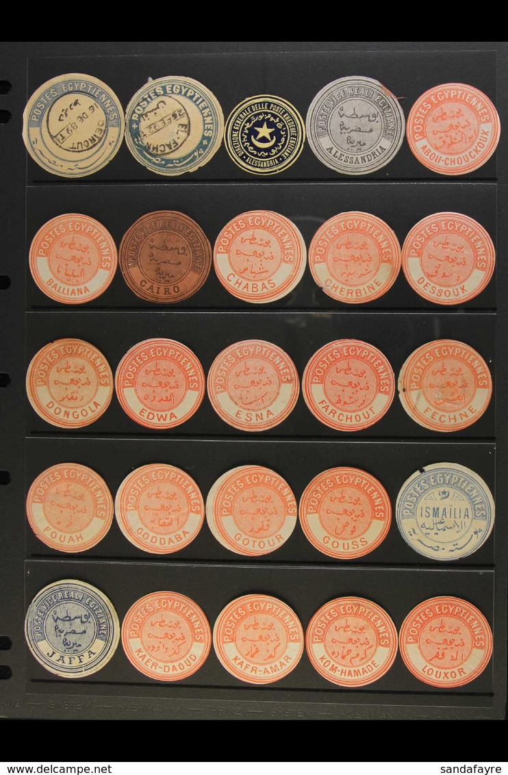 INTERPOSTAL SEALS  All Different Mostly Mint/unused Collection. Includes Dongola (Sudan) And Jaffa (Palestine). Mainly F - Otros & Sin Clasificación