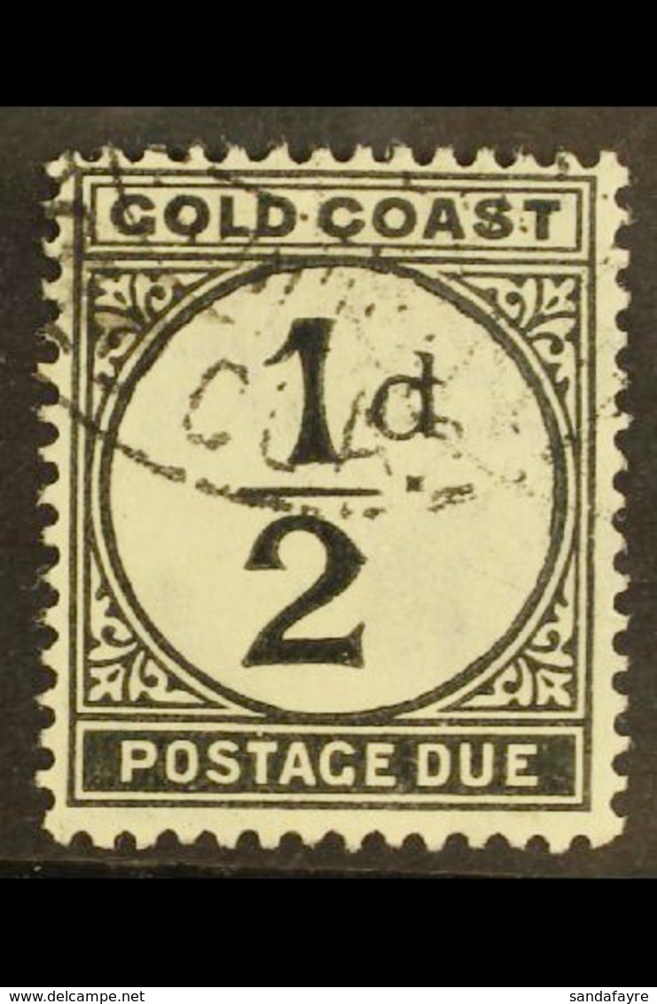 1923  Postage Due ½d Black, SG D1, Fine Cds Used.  For More Images, Please Visit Http://www.sandafayre.com/itemdetails.a - Goudkust (...-1957)