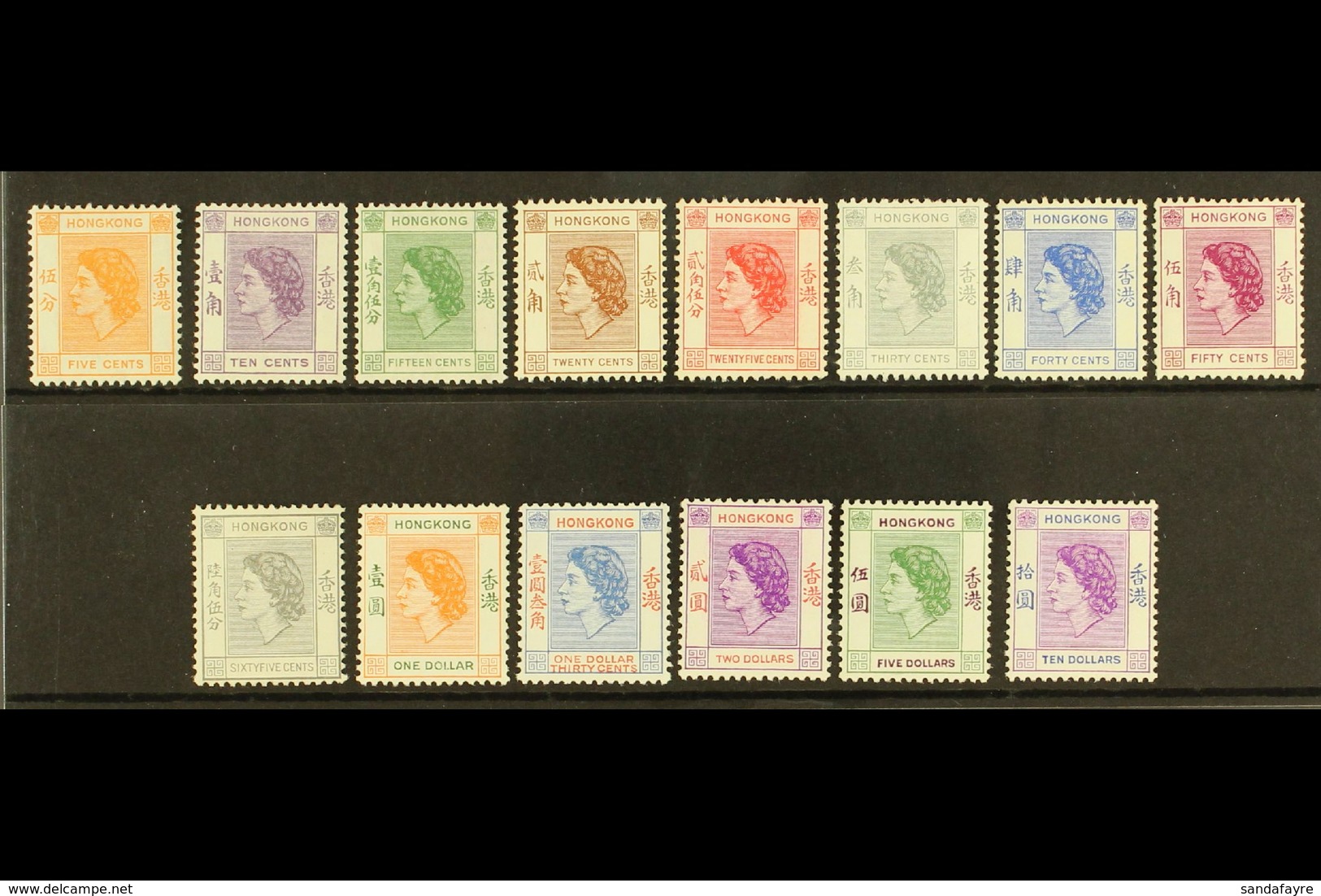 1954-62  QEII Definitives Complete Set, SG 178/91, Very Fine Mint, Very Fresh. (14 Stamps) For More Images, Please Visit - Andere & Zonder Classificatie