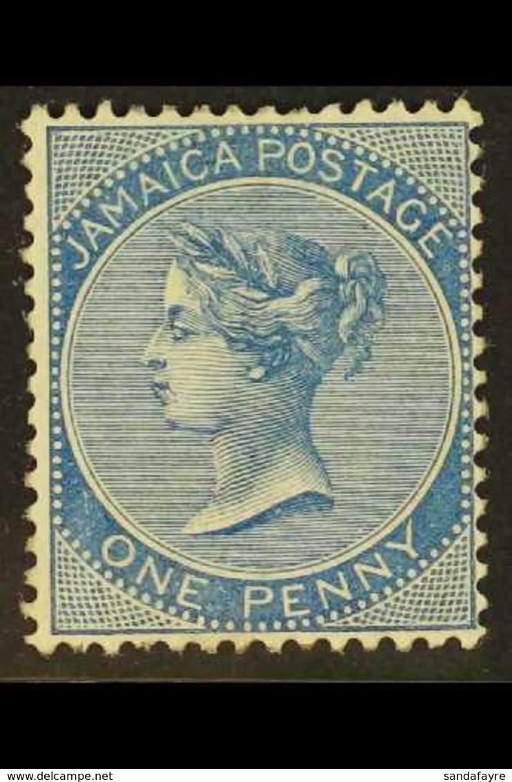 1883-97  1d  Blue, SG 17, Mint With Good Colour And Large Part Gum, Two Shorter Perfs.  For More Images, Please Visit Ht - Jamaica (...-1961)