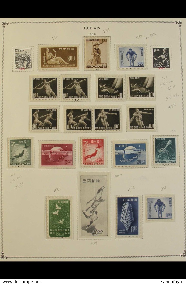 1946-65 FRESH MINT / NEVER HINGED MINT COLLECTION  An Attractive Collection Printed Album Pages, Includes 1947-52 Defini - Andere & Zonder Classificatie