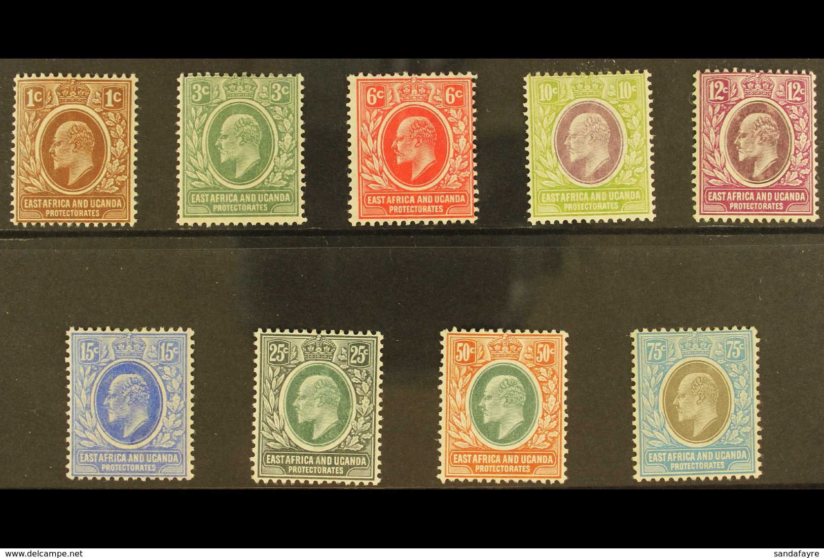 1907-08  KEVII New Currency Complete Set, SG 34/42, Fine Mint. Fresh! (9 Stamps) For More Images, Please Visit Http://ww - Vide