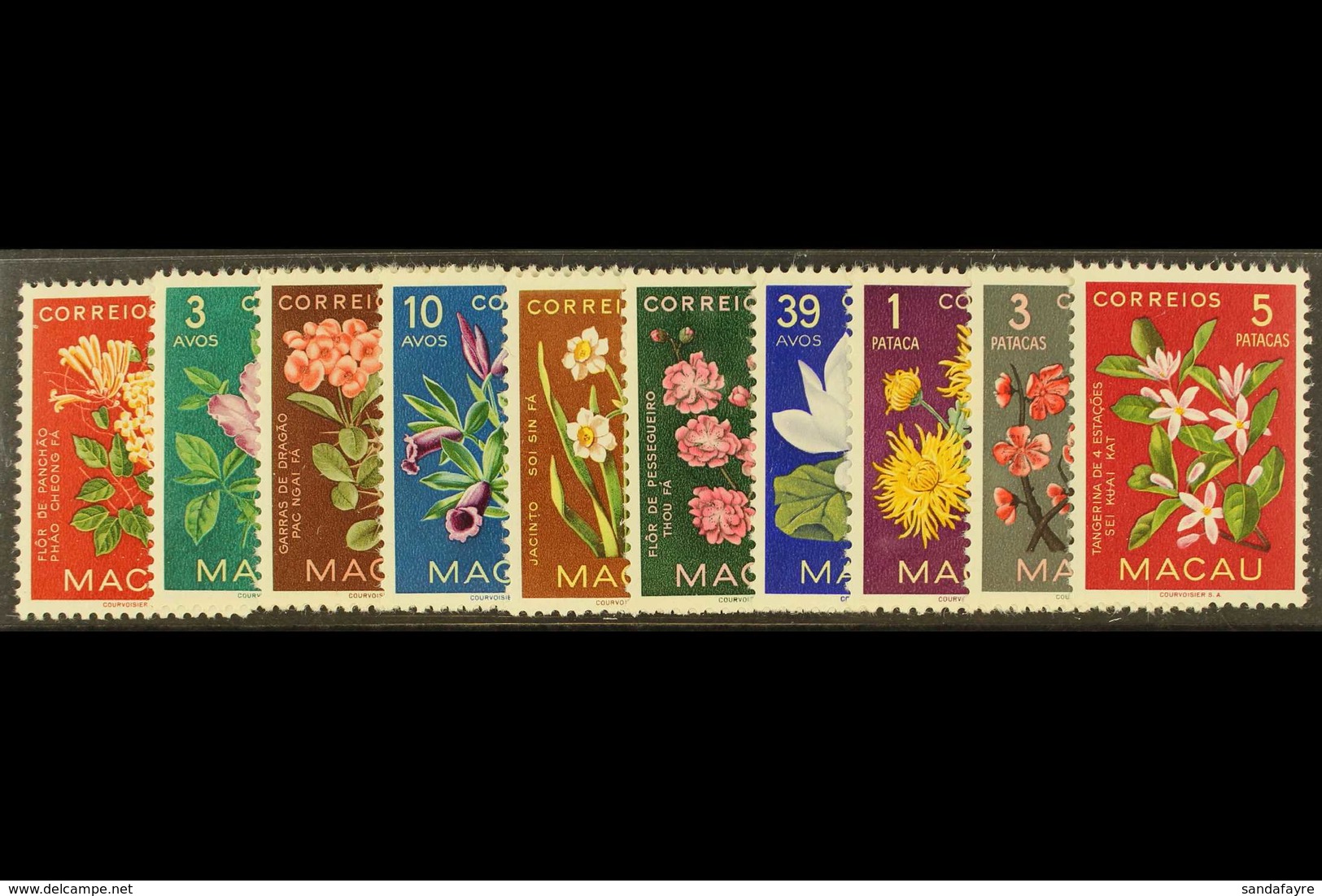 1953  Indigenous Flowers Set Complete, SG 458/67, Very Fine NHM. (10 Stamps) For More Images, Please Visit Http://www.sa - Sonstige & Ohne Zuordnung