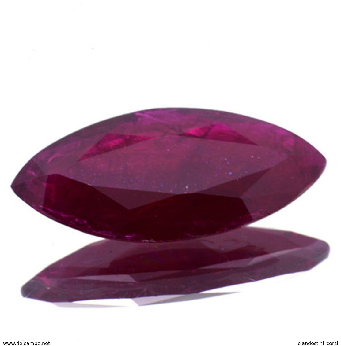 Rubis Naturel 1,76 Ct Avec Certificat Gemmologique - Rubin