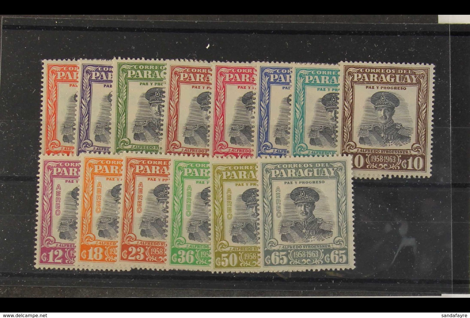 1870's TO 1990's COLLECTORS OVERFLOW & BALANCE ACCUMULATION  In A Small Box Filled Chiefly With Old Style Manila Stock P - Paraguay