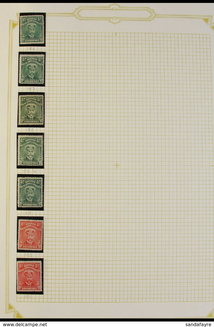 1913 - 1919 MINT ONLY "ADMIRALS" COLLECTION  Lovely Fresh Mint Collection Written Up On Pages With A Good Range Of Singl - Andere & Zonder Classificatie