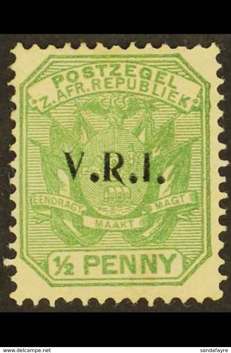 TRANSVAAL  LYDENBURG British Occupation 1900 ½d Green With Local "V.R.I." Opt, SG 1, Mint Large Part OG With A Couple Of - Non Classificati