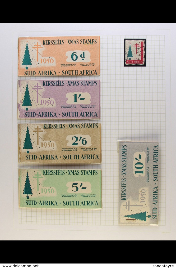CHRISTMAS LABEL BOOKLETS  1955-65 COLLECTION OF COMPLETE BOOKLETS, One Penny Labels, Later One Cent, Sold To Raise Funds - Non Classificati
