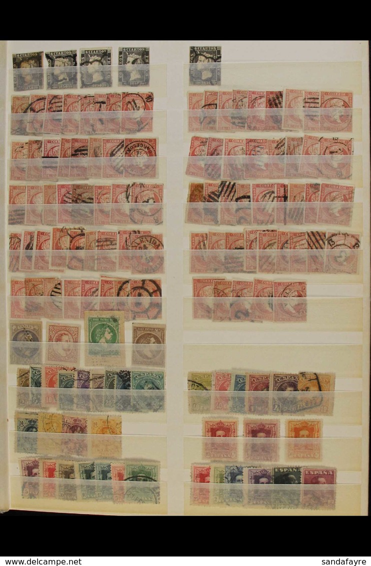 1850-1929 OLD MINT & USED RANGES  On Stock Pages, Inc 1850 6c (x5) Used, 1856-59 4c (80+ Used Stamps With Shades & Postm - Autres & Non Classés
